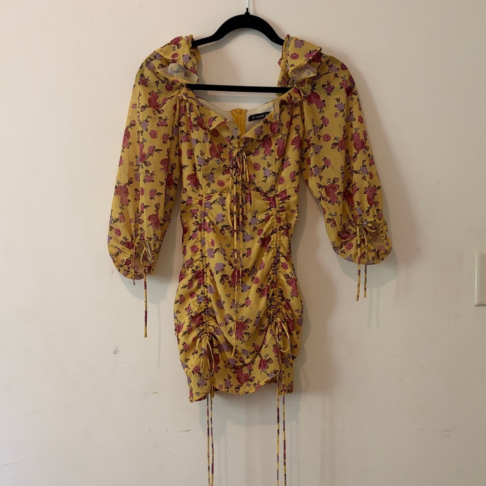Haute Rogue Floral Mini Dress